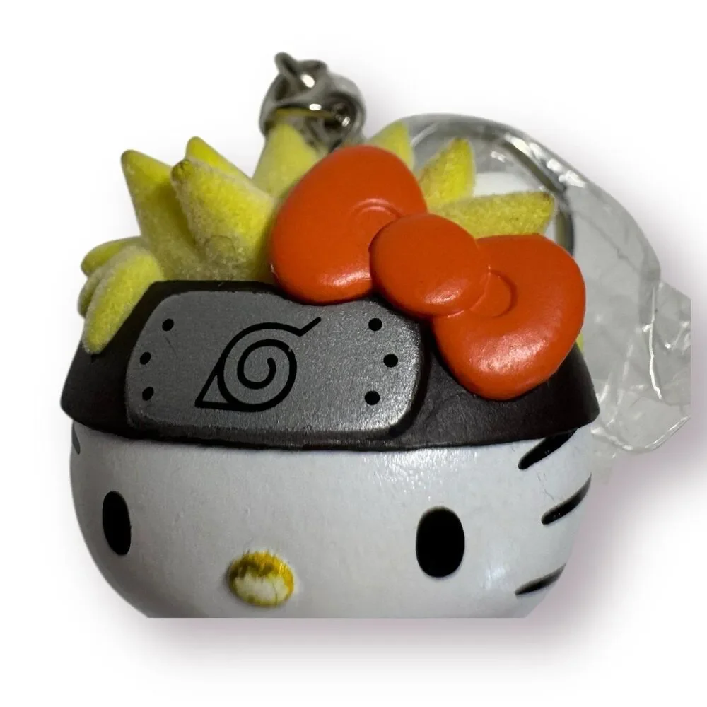 Sanrio Kidrobot Naruto Shippuden‎ x Hello Kitty and Friends Keychain
